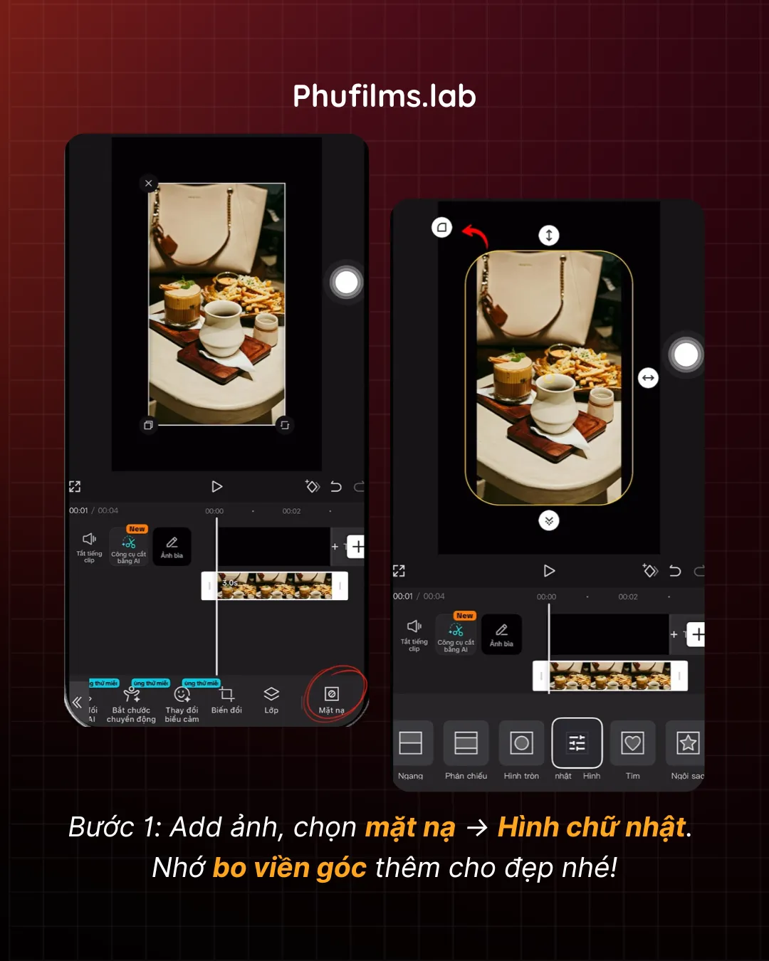 Hiệu ứng viền phát sáng bước 1