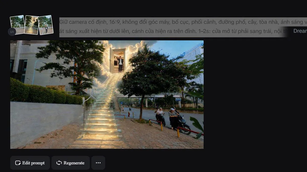 Prompt AI Bậc Thang Thiên Đường