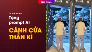 Prompt AI Cánh Cửa Thần Kỳ Đu Trend Trung Thu 2026