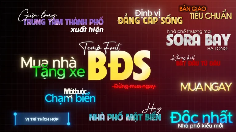6 Bước Cài Đặt Bộ Template Chữ Bất Động Sản Miễn Phí