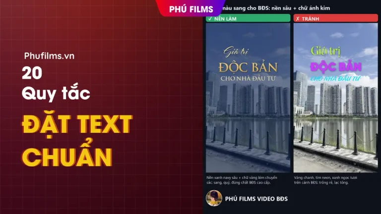 20 quy tắc đặt text chuẩn